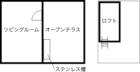 ログハウス間取り