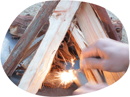 初めての火おこしセット